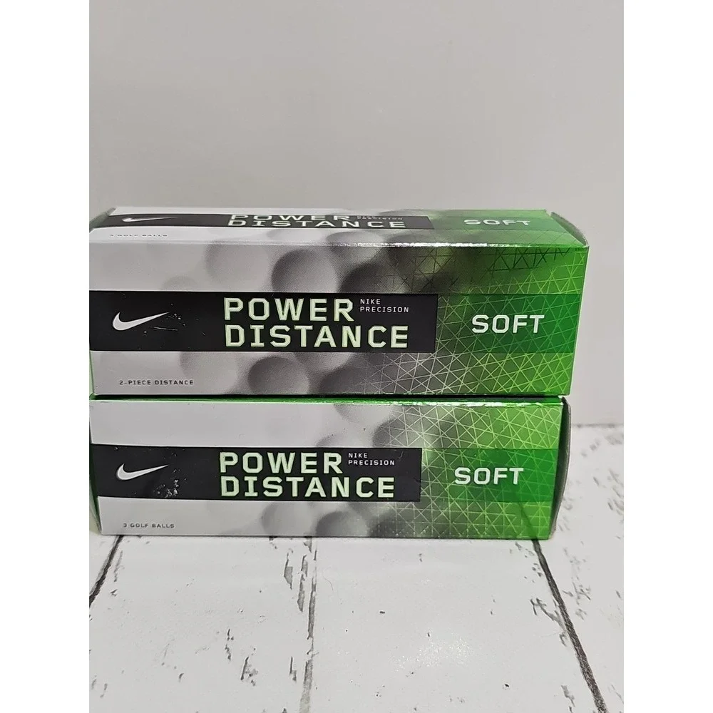 NEW in Box NIKE Precision Power Distance PD Soft Golf Balls 2 Sleeves, 6 Balls